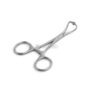 Pinzas de toalla Bertram de alta calidad, fórceps, instrumentos quirúrgicos manuales de acero inoxidable, estándar de seguridad Mol esterilizable - Product Image 1