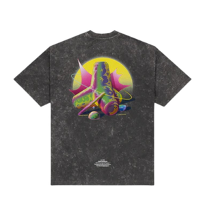 เสื้อยืดผู้ชายผ้าฝ้าย 100% สีดำฟอกสไตล์วินเทจ แนวสตรีทแวร์ลำลอง เนื้อผ้านุ่ม ระบายอากาศดี เหมาะสำหรับใส่ในชีวิตประจำวันในเมือง - Product Image 3