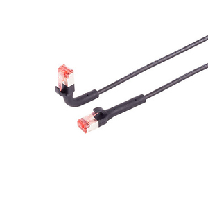 Câble de patch RJ45 Cat.6a Flex 360° angle variable noir 1,5 m - Product Image 1