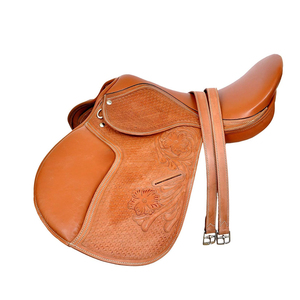 อานม้าคุณภาพสูง Western แสดงอานหนัง 100% สไตล์ที่กําหนดเองสีขนาดที่กําหนดเองในราคาต่ําอานหนัง - Product Image 5