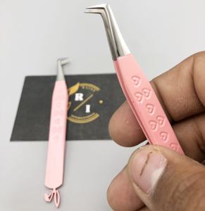 ที่หนีบขนตาปลอมแบบปลายสั้น90องศาทำจากสแตนเลสเป็นมิตรกับสิ่งแวดล้อม CNC - Product Image 5