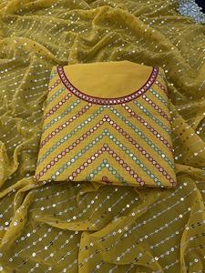 Look Royal Designer indien ethnique Saree dernier traditionnel Saree exclusif fantaisie fête porter des vêtements de mariée Blouse Saree femmes filles - Product Image 4