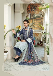 Trajes de césped de verano para mujer de alta calidad, ropa de talla grande con decoración bordada, vestidos de verano con patrón sólido - Product Image 3