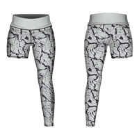 Pantalon de compression pour homme à séchage rapide et respirant en Spandex/Polyester/Coton, avec manchon de jambe intégré et taille élastique