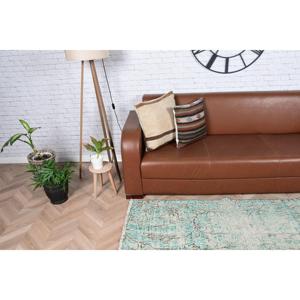 Alfombra Vintage de 3.6x6.2 pies, Alfombra Persa Turca de Lana Azul - Product Image 3