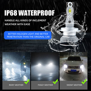 Entrega Rápida, Bombillas LED Mini para Auto de 90W con Doble Tubo de Cobre, H1 H3 H4 H7 9005 9006 H11 9012 - Product Image 5