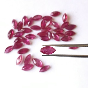 3x6mm Marquise Cut Rubis Naturel Traité à la Chaleur Mozambique Pierre Lâche Fabrication de Bijoux Prix de Gros IGI Vivaaz Gemmes Calibrées - Product Image 5