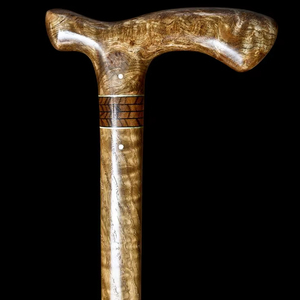 STICK Canne en bois réglable avec plusieurs nœuds Bâton de marche en bois solide pour les aînés par Standard International - Product Image 5