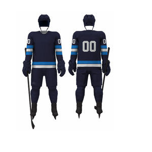 Alta calidad al por mayor 100% poliéster uniforme de hockey sobre hielo sublimación Impresión logotipo bordado uniforme de hockey sobre hielo personalizado - Product Image 6