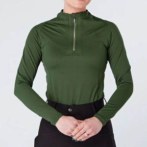 New Arrival Custom Color Equestrian <b>Horse</b> <b>Riding</b> <b>Top</b> <b>Horse</b> <b>Riding</b> Base Layer Women's Long Sleeve Equestrian <b>Riding</b> Shirt - Product Image 1