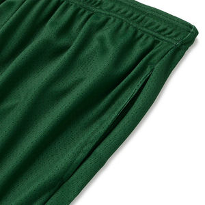 Haute qualité 250 GSM pin vert hommes décontracté Sublimation maille Shorts respirant toile tissu Vintage solide motif décoration - Product Image 4