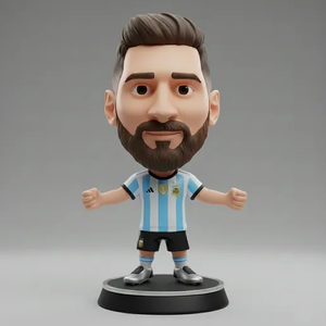 Joueurs de football en résine 3D hautement détaillés Messi/<span class=keywords><strong>Ronaldo</strong></span>/Erling <span class=keywords><strong>Haaland</strong></span> - Figurine de collection stylisée avec peinture personnalisée - Product Image 1
