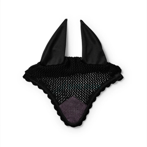 Bonnet d'oreille au crochet léger et respirant voile de mouche de cheval lavable ajustement confortable bonnet d'équipement équestre de qualité fabriqué au Pakistan - Product Image 1