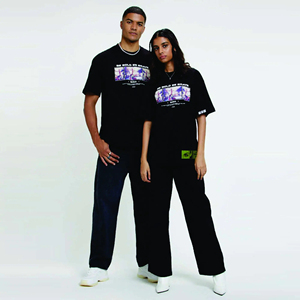 T-shirts en coton lourd surdimensionnés de style hip-hop personnalisés en gros, vintage, à épaules tombantes, lavés à l'acide - Product Image 1