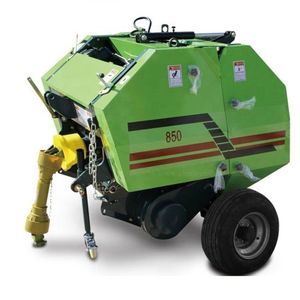 Mini presse à foin de paille ronde de haute qualité Balling d'herbe rapide et efficace avec moteur de qualité supérieure Mini ronde de haute qualité - Product Image 4