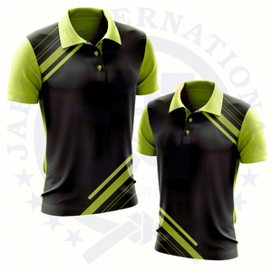 Polo para hombre 100% algodón poliéster Regular Fit manga corta Camisa estampada personalizable para hombre - Product Image 3