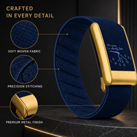 Bracelets de montre Ouruoxi de luxe, best-sellers, 24 mm, motif horloge, en nylon, résistants à la transpiration, confortables, pour Whoop 5.0 Fitness