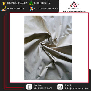 Tela de popelina de lona de algodón orgánico de 12 onzas de alta calidad 310 Gsm 820 Gsm peso pesado para bolsos de niñas - Product Image 2