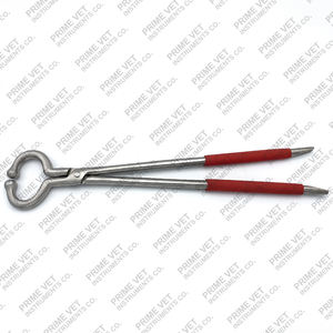 Prime Vet's Professional 19 "Restricción de Nariz de toro de acero inoxidable Mango largo Agarre Premium resistente para uso agrícola. - Product Image 1