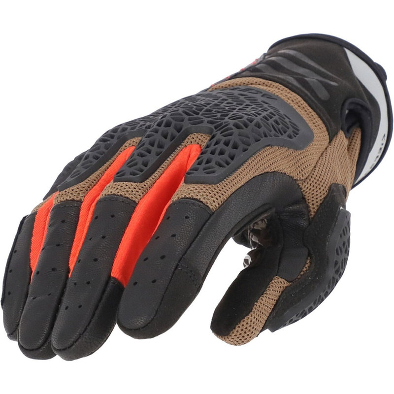 Motorcycle Leather Racing Gloves Reinforced Grip