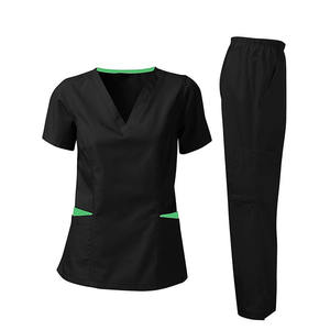 Ensembles de gommage médical personnalisé en gros Conceptions d'uniformes d'infirmière et d'hôpital à la mode - Product Image 1
