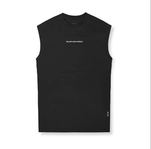 Débardeurs pour hommes en fibre de bambou tricotée, bouton, salle de sport, entraînement, fitness, sport, décontracté, vêtements d'été, vente en gros - Product Image 5