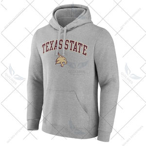 Sudadera con Capucha Personalizada de los Bobcats del Estado de Texas, Sudadera Informal de Invierno con Capucha de Forro Polar de Algodón para Hombre con Bolsillo Tipo Canguro - Product Image 5