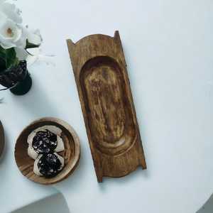 Zanjadora de madera maciza de estilo europeo de madera Natural texturizada hecha a mano, cuenco de masa para velas de alta calidad, centro de mesa, decoración del hogar - Product Image 4