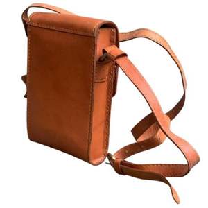 Handmade Premium Leather <b>Phone</b> <b>Bag</b>, Elegant Hand-Stitched Cowhide <b>Mobile</b> Pouch, Stylish and Durable Gift From Indonesia - Product Image 3