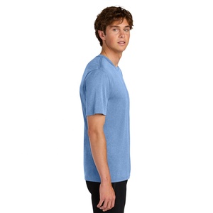 Camiseta de Cuello Redondo Personalizada para Hombre, de Algodón, Manga Corta, Múltiples Opciones de Color, Tallas S-5XL, Corte Regular Informal - Product Image 3