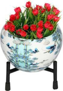 เหล็กมีน้ำหนักเบาของตกแต่งบ้านสวนคอลเลกชันที่ไม่ซ้ำกันของกระถางดอกไม้และที่ปลูกต้นไม้โดย Regal Metal World - Product Image 2