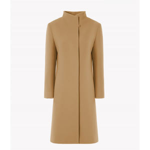 Gabardina Vintage para Mujer con Cinturón |   Abrigo Largo Sostenible 100% Lana |   OEM/ODM Venta al por Mayor - Product Image 3