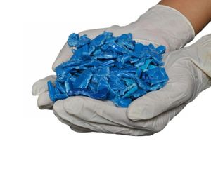 Blue Cylinder <b>Plastic</b> <b>Drum</b> Rotational Molding Grade Chemical Resistance General Use - Product Image 5