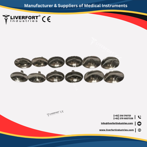 Protecteur oculaire cornéen de qualité supérieure, acier inoxydable, 3 tailles, petit, grand, très grand titane, lot de 3 paires, 3 couleurs CE ISO - Product Image 2