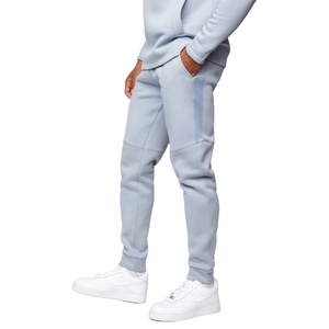 Custom Logo Casual <b>Mens</b> <b>Trousers</b> <b>Elastic</b> Waist Casual Sweat Sweatpants Loose Fit Straight Leg Plain Jogger PantsBreathable - Product Image 1