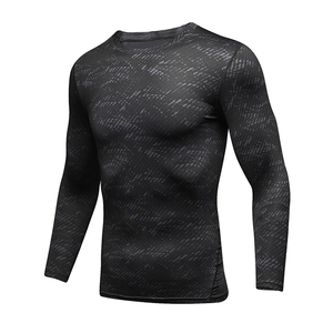 Nouveau design de rashguard pour hommes MMA, logo personnalisé, tailles et couleurs, vente en gros, OEM, tissu polyester/nylon - Product Image 5