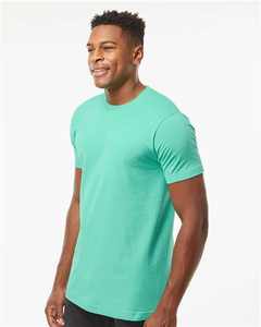 Camiseta Jersey unisex. 4,2 oz Airlume peinado y hilado en anillo de algodón/poliéster camisetas ajuste al por menor camisetas unisex - Product Image 5