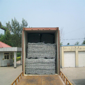 Gabion hexagonal en treillis métallique pour contrôle des inondations et murs en pierre, 2x1x1m, rempli de pierres, galvanisé - Product Image 5