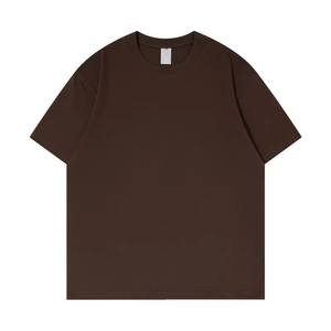 Alta calidad OEM transpirable más tamaño pesado unisex personalizado impreso de gran tamaño 100% algodón liso al por mayor camisetas para hombres - Product Image 2