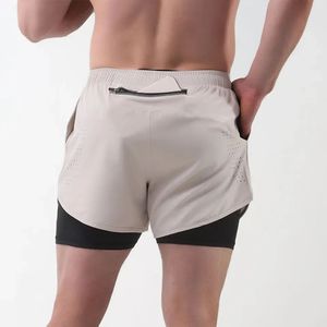 Short de Sport à Séchage Rapide pour Homme, Respirant, en Maille de Polyester, Design Gym, Course, Jogging, Couleurs Solides, 5 Pouces de Longueur, Écologique - Product Image 5