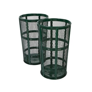 Marvelous thiết kế mạ kẽm Thùng rác và chất thải <span class=keywords><strong>bin</strong></span> chất lượng tốt vòng hình dạng thùng rác với nắp cho sử dụng trong nhà - Product Image 2