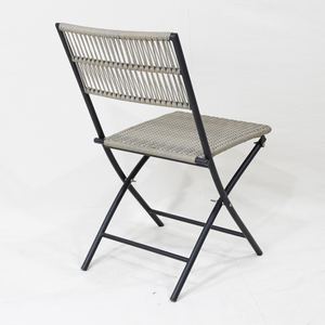 Comehome Iron <b>Plastic</b> Foldable <b>Chair</b> Seating Extra Wide UV-Resistant Comfort - Product Image 5