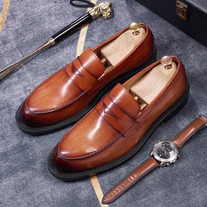 Chaussures habillées classiques en cuir véritable à lacets pour hommes – Idéales pour le bureau - Product Image 4