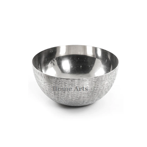 Tazón de Chocolate de Aluminio de Alta Calidad, Forma Redonda, Color Plateado, para Servir Dátiles, Proveedor Mayorista - Product Image 2