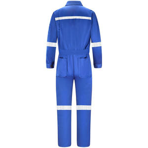 Combinaison durable de vêtements de travail pour hommes avec impression de logo, broderie, combinaison uniforme de protection industrielle, fournisseur d'usine OEM - Product Image 2