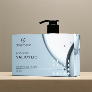 Barra de jabón orgánico de ácido salicílico GROSMETIC, Base de glicerina de azufre, blanqueamiento de la piel, baño corporal, blanqueamiento, Psoriasis, acné - Product Image 4