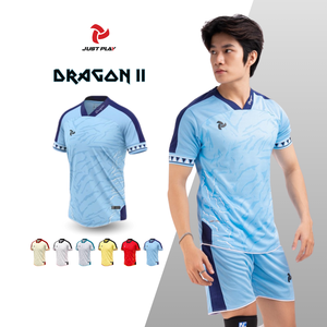 ชุดเสื้อฟุตบอลลายพิมพ์ถ่ายเทความร้อนโพลีเอสเตอร์100% ชุดเล่นฟุตบอลปรับแต่งได้ลายมังกร II - Product Image 5