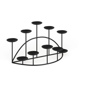 Bougeoir en métal de style antique de qualité supérieure pour ajouter du caractère aux intérieurs rustiques vintage et classiques - Product Image 2