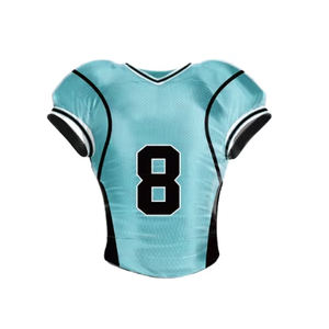Maillot de football en jersey de streetwear de qualité supérieure personnalisé en polyester 280G, broderie sublimée, vêtements de football américain - Product Image 5