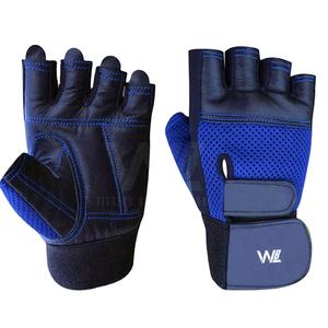 Guantes de levantamiento de pesas para gimnasio Guantes de entrenamiento Entrenamiento de cuero Guantes de levantamiento de pesas para entrenamiento físico - Product Image 1